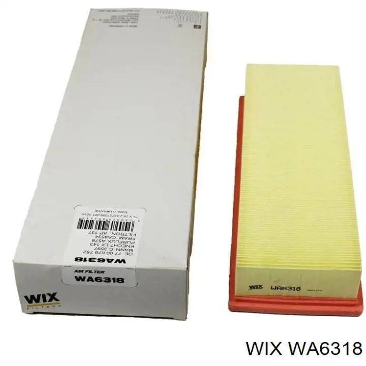 WA6318 WIX воздушный фильтр