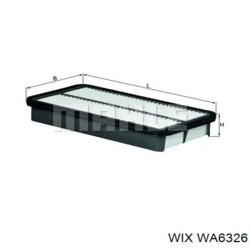 Элемент воздушного фильтра WIX WA6326 цена, от 6.51 USD