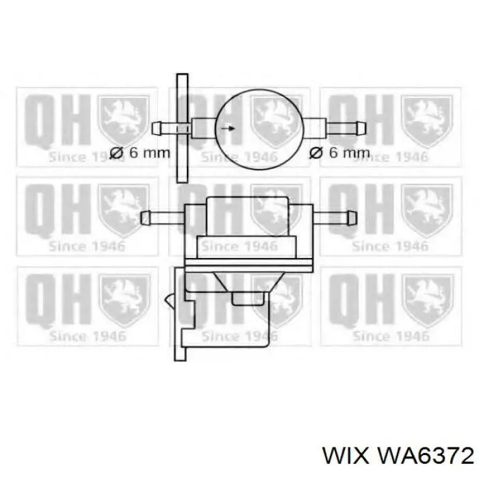 Элемент воздушного фильтра WIX WA6372 цена, от 5.77 USD
