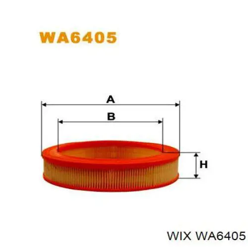 Воздушный фильтр WA6405 WIX