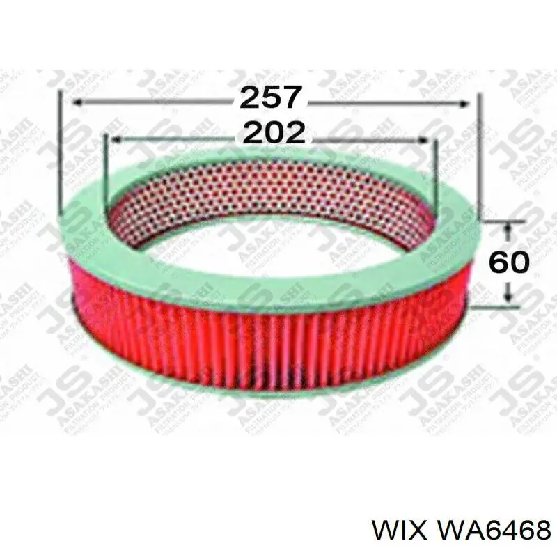 Элемент воздушного фильтра WIX WA6468 цена, от 6.31 USD