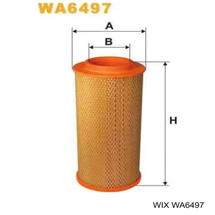 Купить WA6497 WIX Автомобильный фильтр воздуха