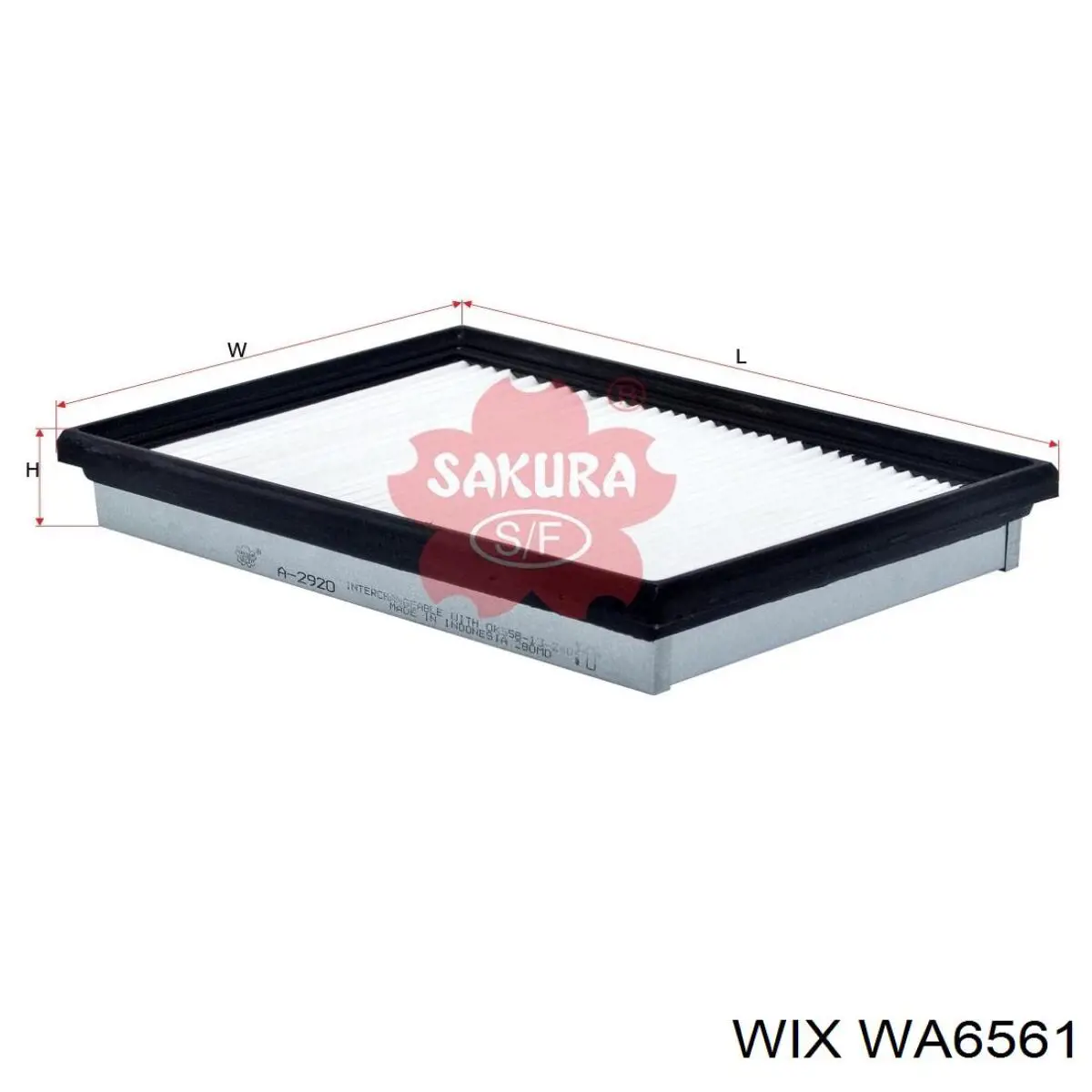 Воздушный фильтр WA6561 WIX