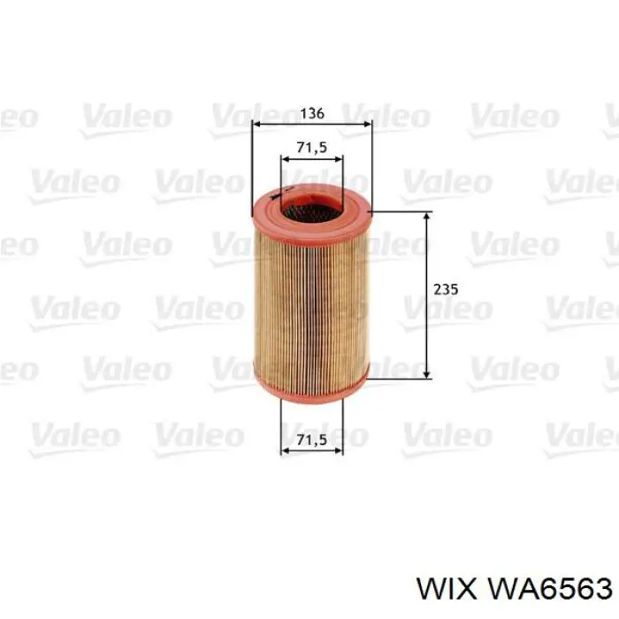 Элемент воздушного фильтра WIX WA6563 цена, от 8.73 USD