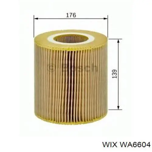 Элемент воздушного фильтра WIX WA6604 цена, от 12.16 USD