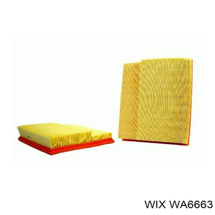 WA6663 WIX Воздушный фильтр двигателя