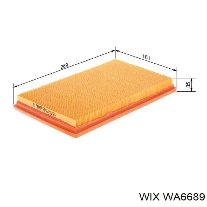 Воздушный фильтр WA6689 WIX