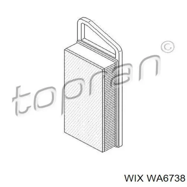 Фильтр воздушный WIX WA6738