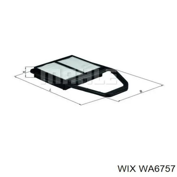 Элемент воздушного фильтра WIX WA6757 цена, от 4.50 USD