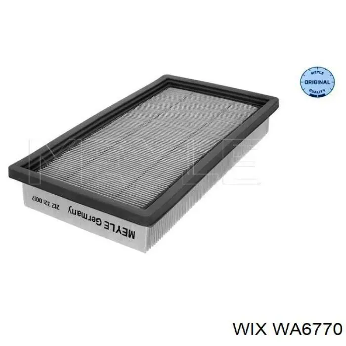 Воздушный фильтр WA6770 WIX