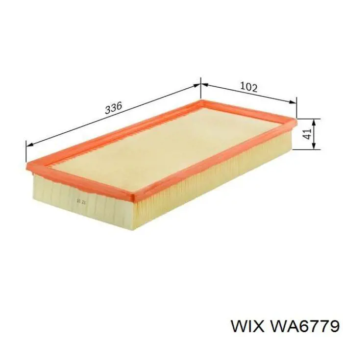 Купить WA6779 WIX Автомобильный фильтр воздуха