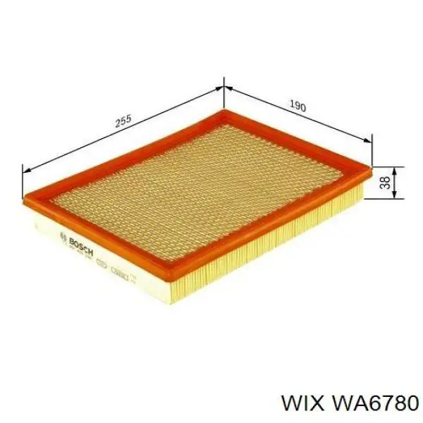 Купить WA6780 WIX Автомобильный фильтр воздуха