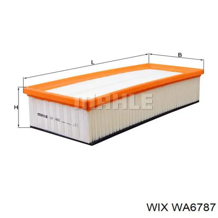 Элемент воздушного фильтра WIX WA6787 цена, от 9.48 USD