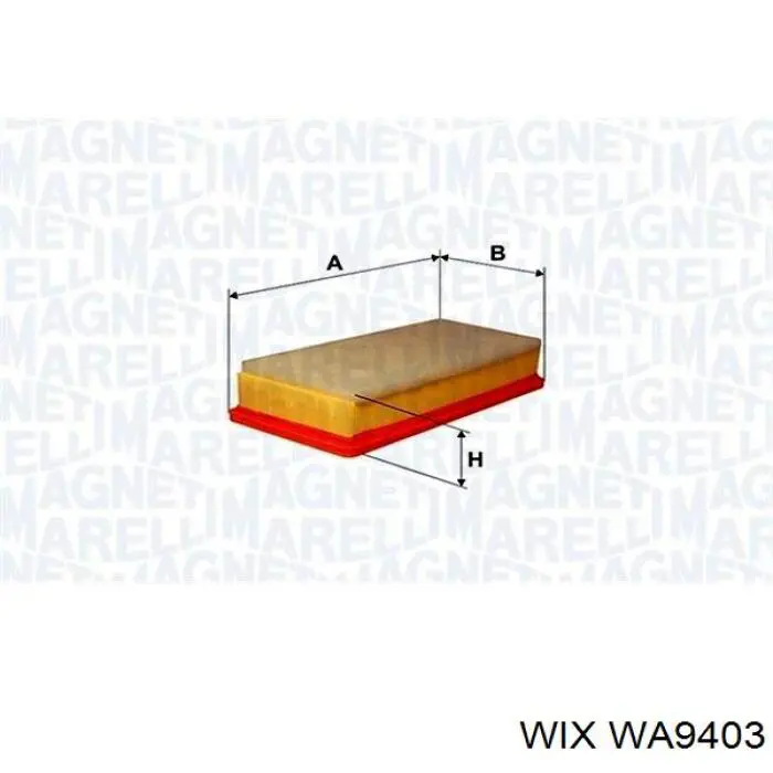 Воздушный фильтр WA9403 WIX