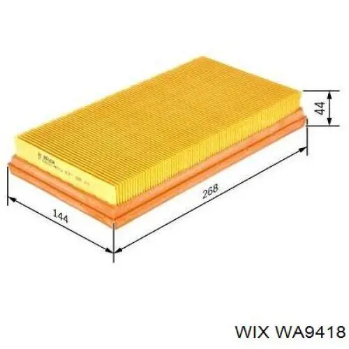 Купить WA9418 WIX Автомобильный фильтр воздуха