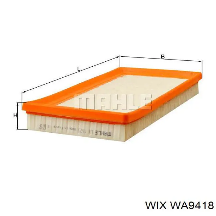 WA9418 WIX воздушный фильтр