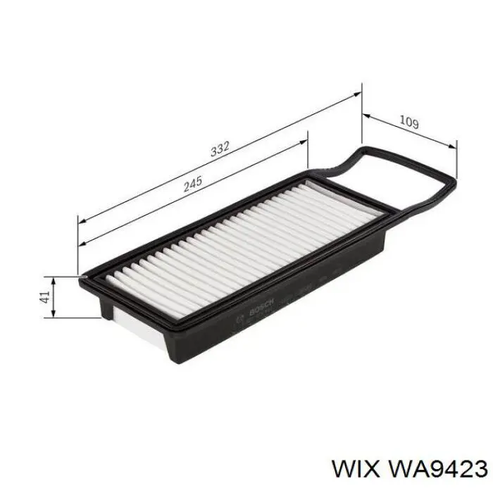 Элемент воздушного фильтра WIX WA9423 цена, от 5.93 USD