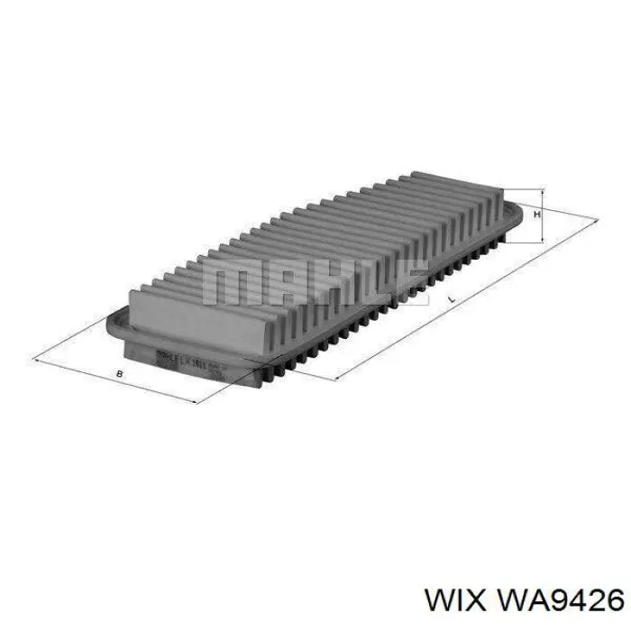 Элемент воздушного фильтра WIX WA9426 цена, от 8.08 USD