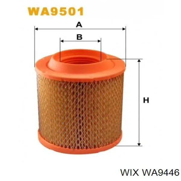 WA9446 WIX воздушный фильтр