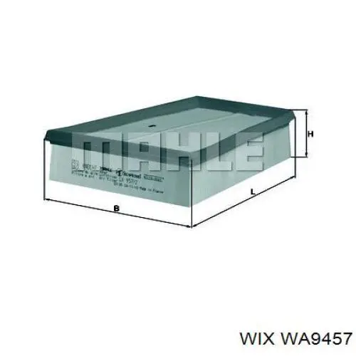 WA9457 WIX воздушный фильтр