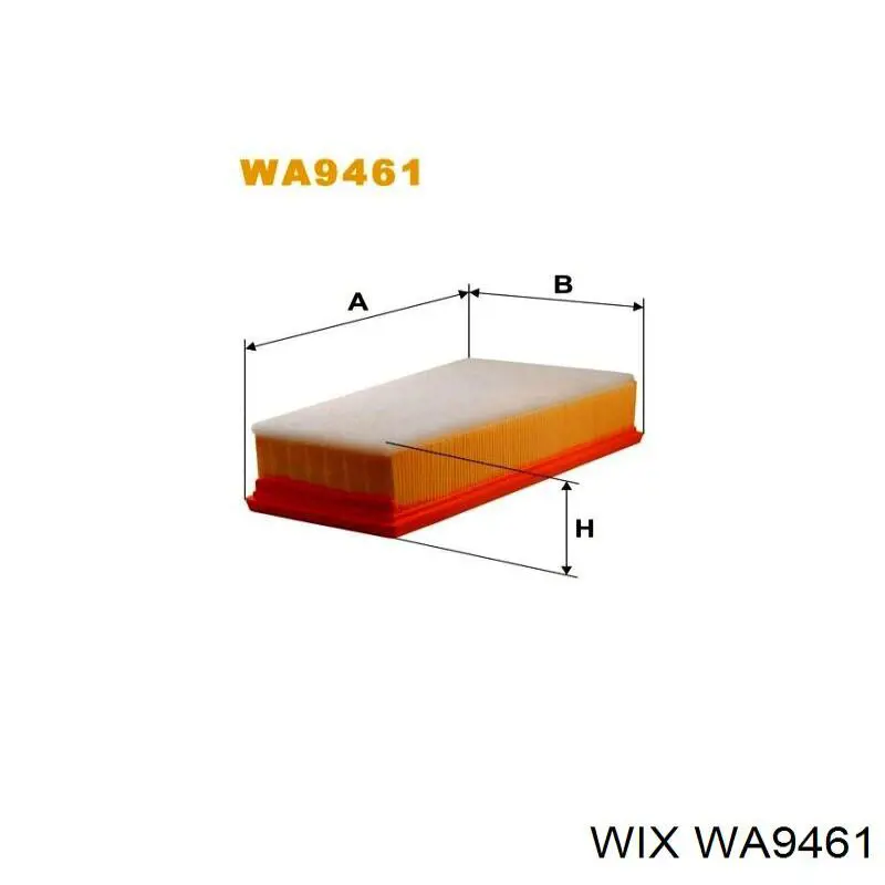 Воздушный фильтр WA9461 WIX