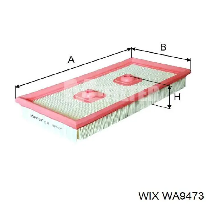 Элемент воздушного фильтра WIX WA9473 цена, от 8.69 USD