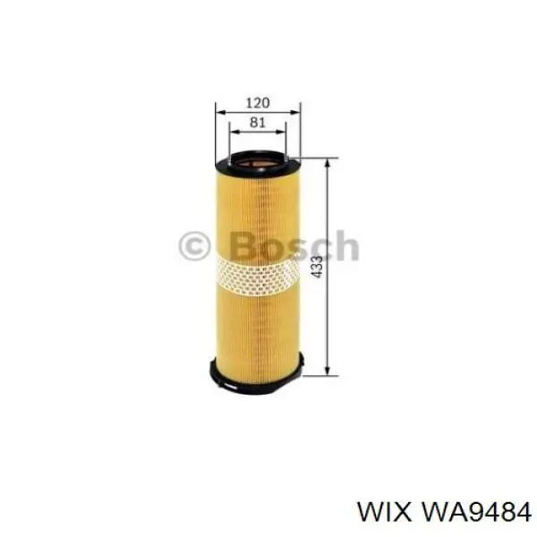 Фильтр воздушный WIX WA9484