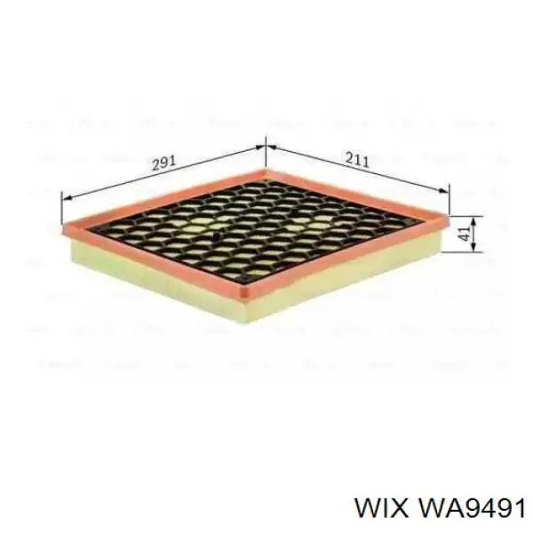 Воздушный фильтр WA9491 WIX