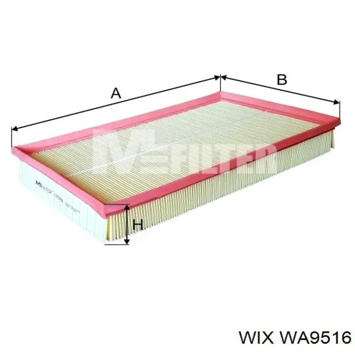 Воздушный фильтр WA9516 WIX