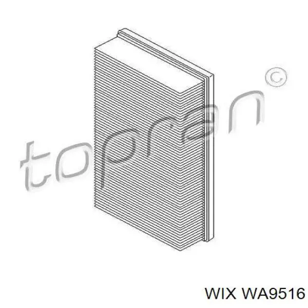 Элемент воздушного фильтра WIX WA9516 цена, от 9.24 USD