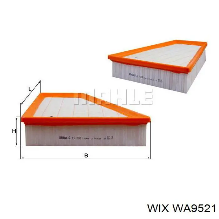 Фильтр воздушный WIX WA9521