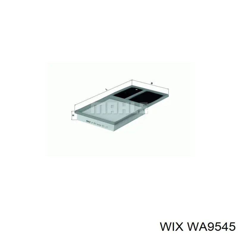 Купить WA9545 WIX Автомобильный фильтр воздуха