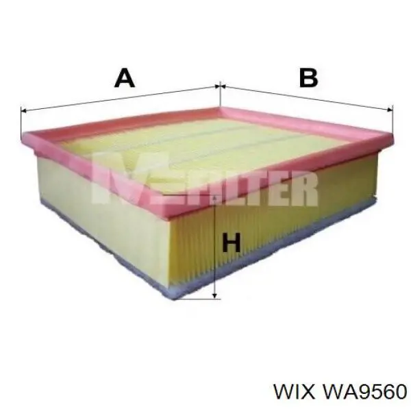 Купить WA9560 WIX Автомобильный фильтр воздуха