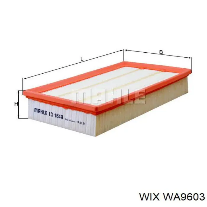 Элемент воздушного фильтра WIX WA9603 цена, от 7.45 USD