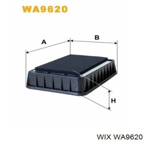 Filtro de aire WA9620 WIX