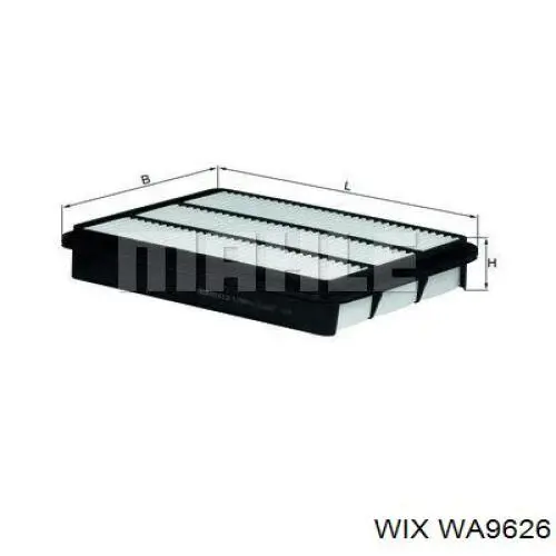 Купить WA9626 WIX Автомобильный фильтр воздуха
