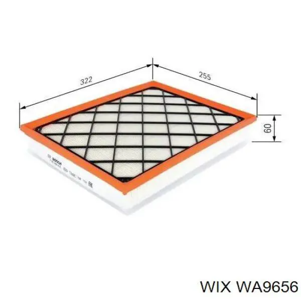 Фильтр воздушный WIX WA9656