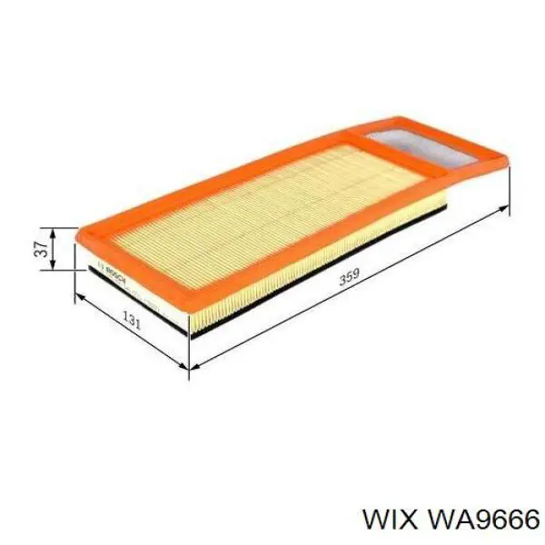 Воздушный фильтр WA9666 WIX