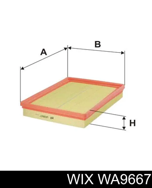 Воздушный фильтр WA9667 WIX