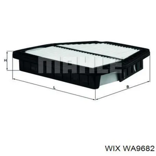 Купить WA9682 WIX Автомобильный фильтр воздуха