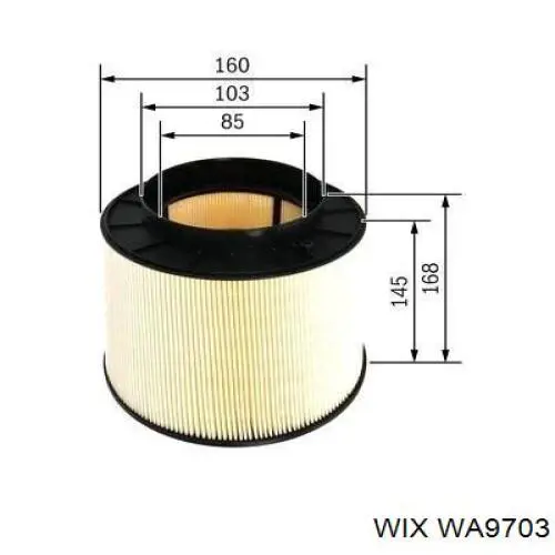 Элемент воздушного фильтра WIX WA9703 цена, от 13.61 USD