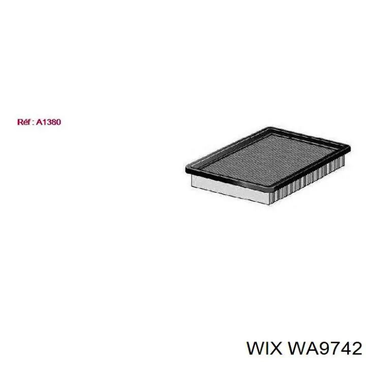 WA9742 WIX воздушный фильтр