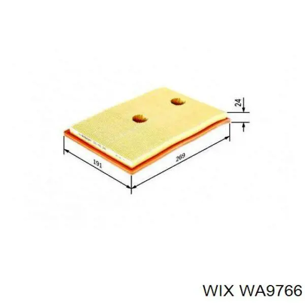 Воздушный фильтр WA9766 WIX