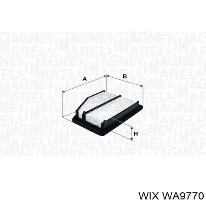 WA9770 WIX воздушный фильтр