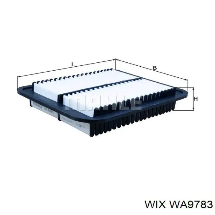 Купить WA9783 WIX Автомобильный фильтр воздуха