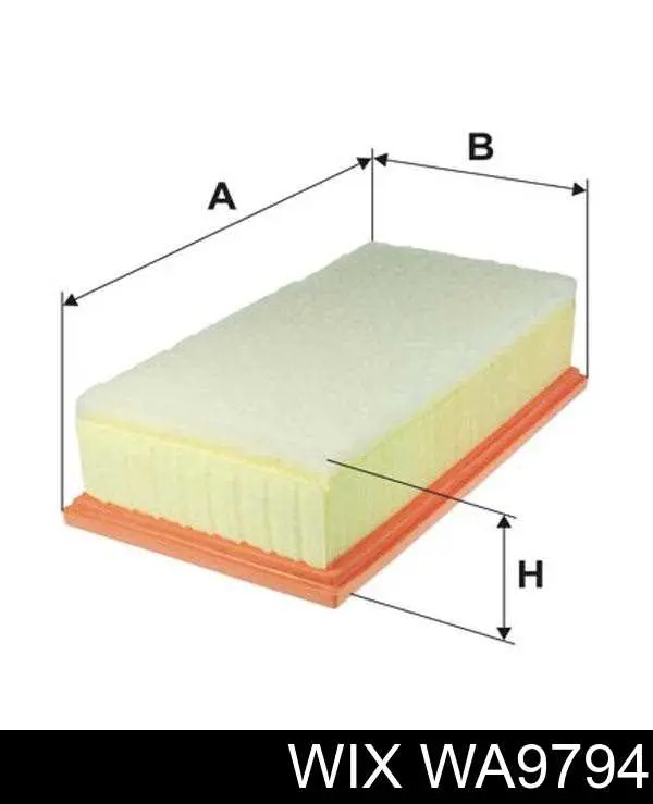 Воздушный фильтр WA9794 WIX