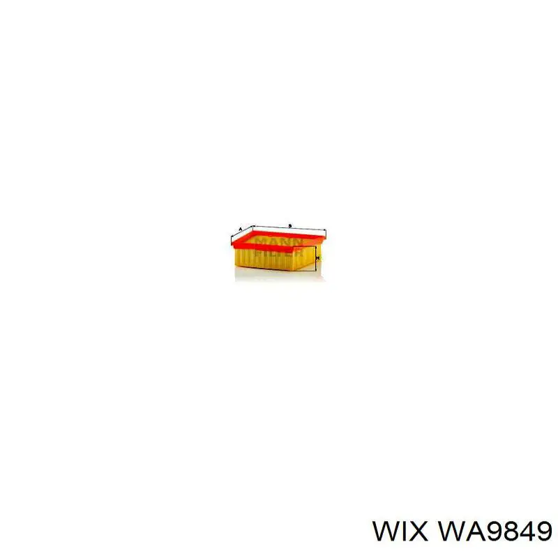 Фильтр воздушный WIX WA9849
