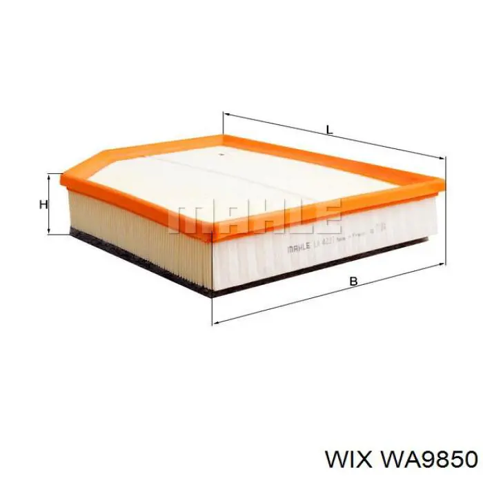 Элемент воздушного фильтра WIX WA9850 цена, от 11.44 USD