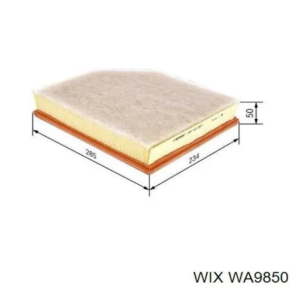 Купить WA9850 WIX Автомобильный фильтр воздуха