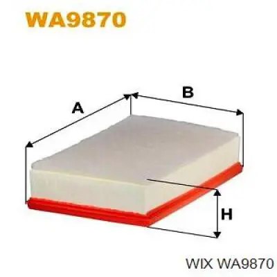 Купить WA9870 WIX Автомобильный фильтр воздуха